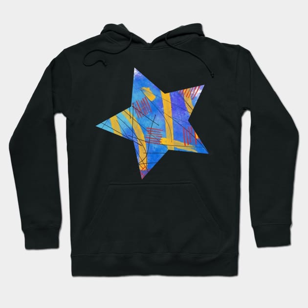 Star Abstract Hoodie by jhsells98